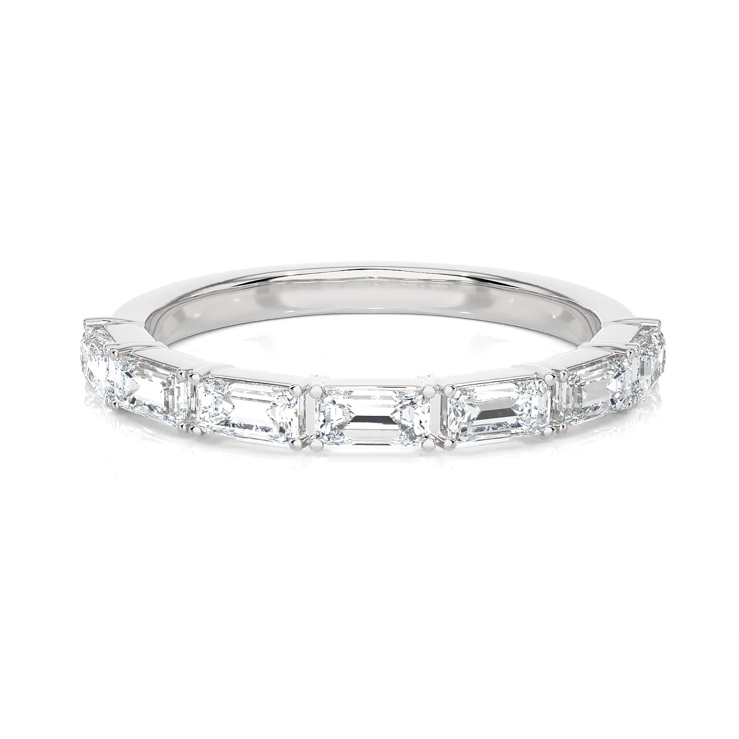 1 ctw Baguette Lab Grown Diamond Anniversary Ring