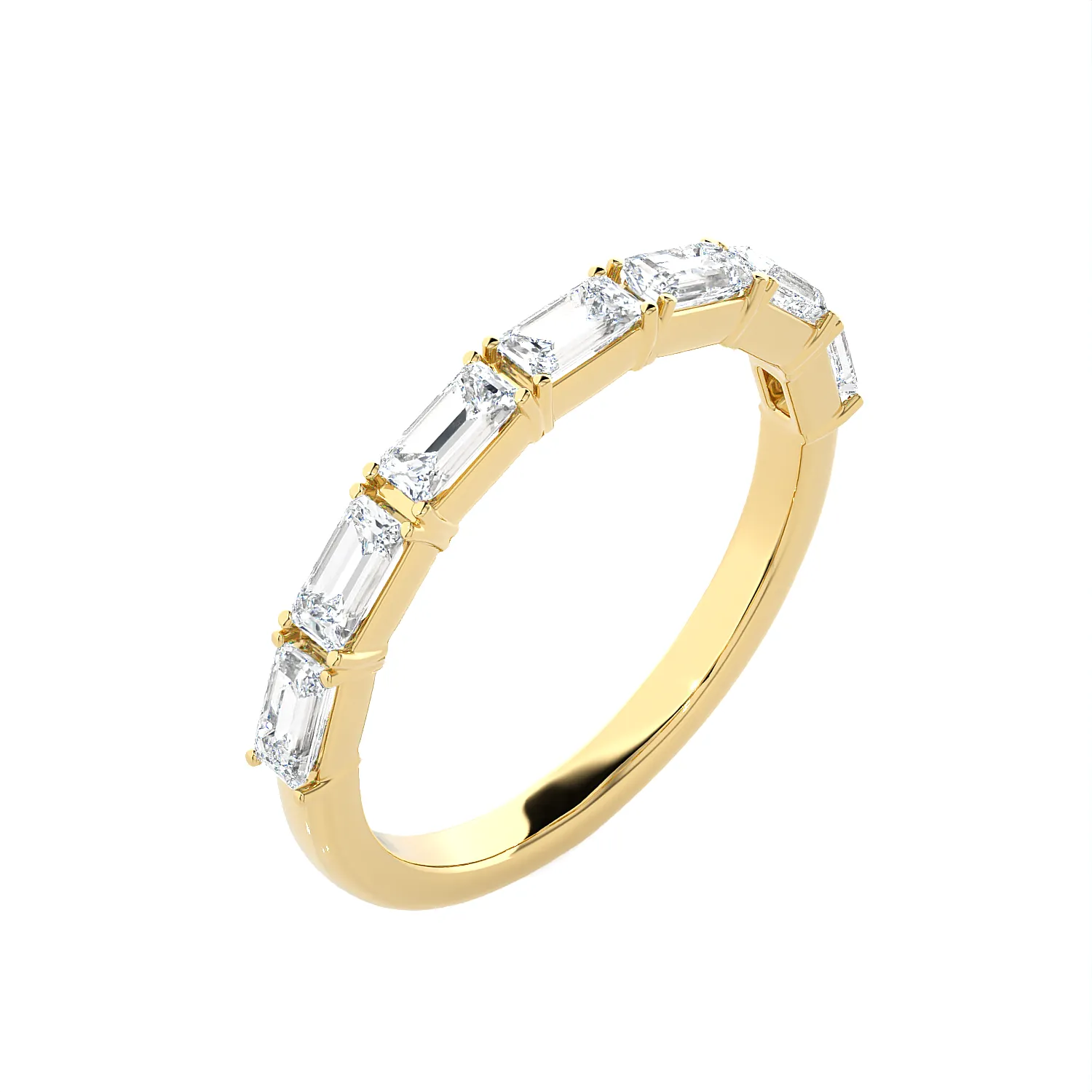 1 ctw Baguette Lab Grown Diamond Anniversary Ring