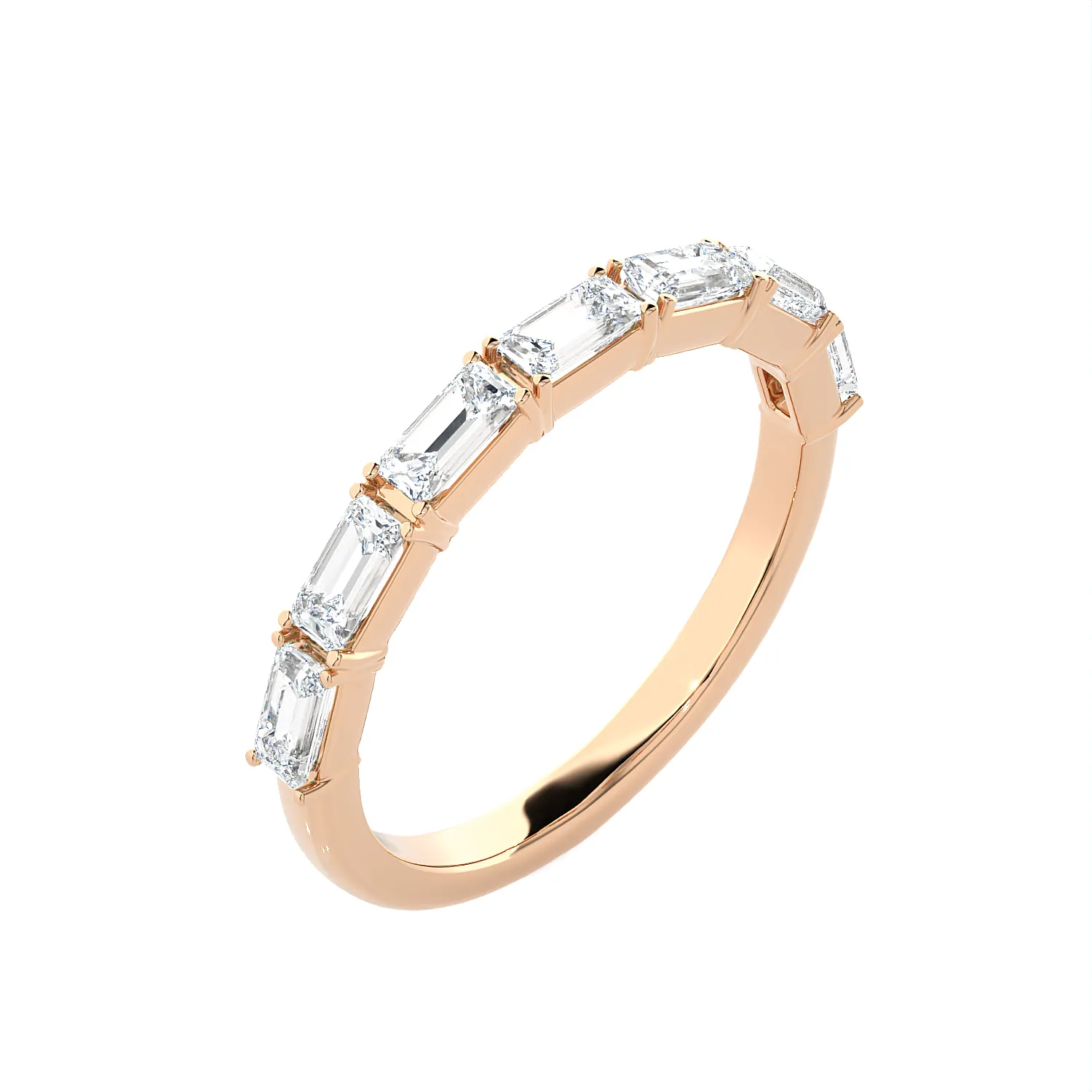 1 ctw Baguette Lab Grown Diamond Anniversary Ring