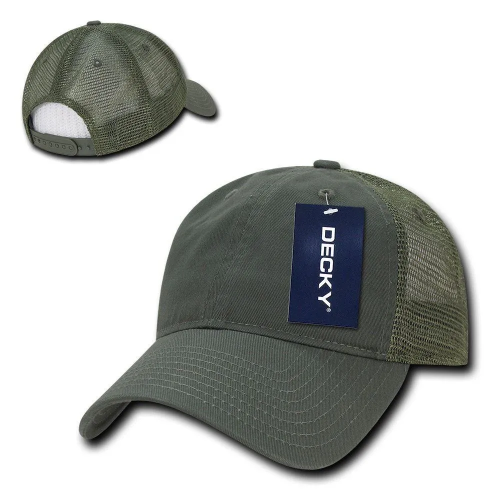 1 Dozen Decky Cotton Relaxed Trucker Baseball Caps Hats Wholesale Bulk