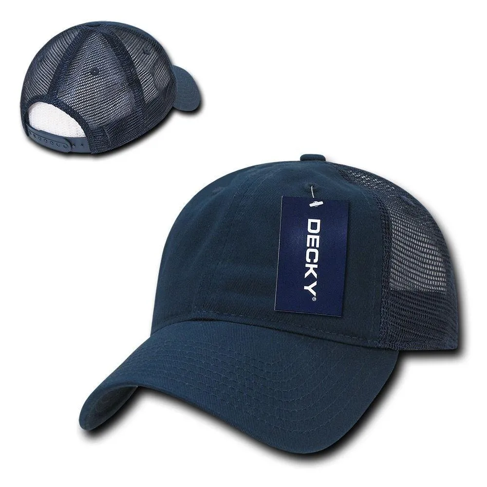 1 Dozen Decky Cotton Relaxed Trucker Baseball Caps Hats Wholesale Bulk