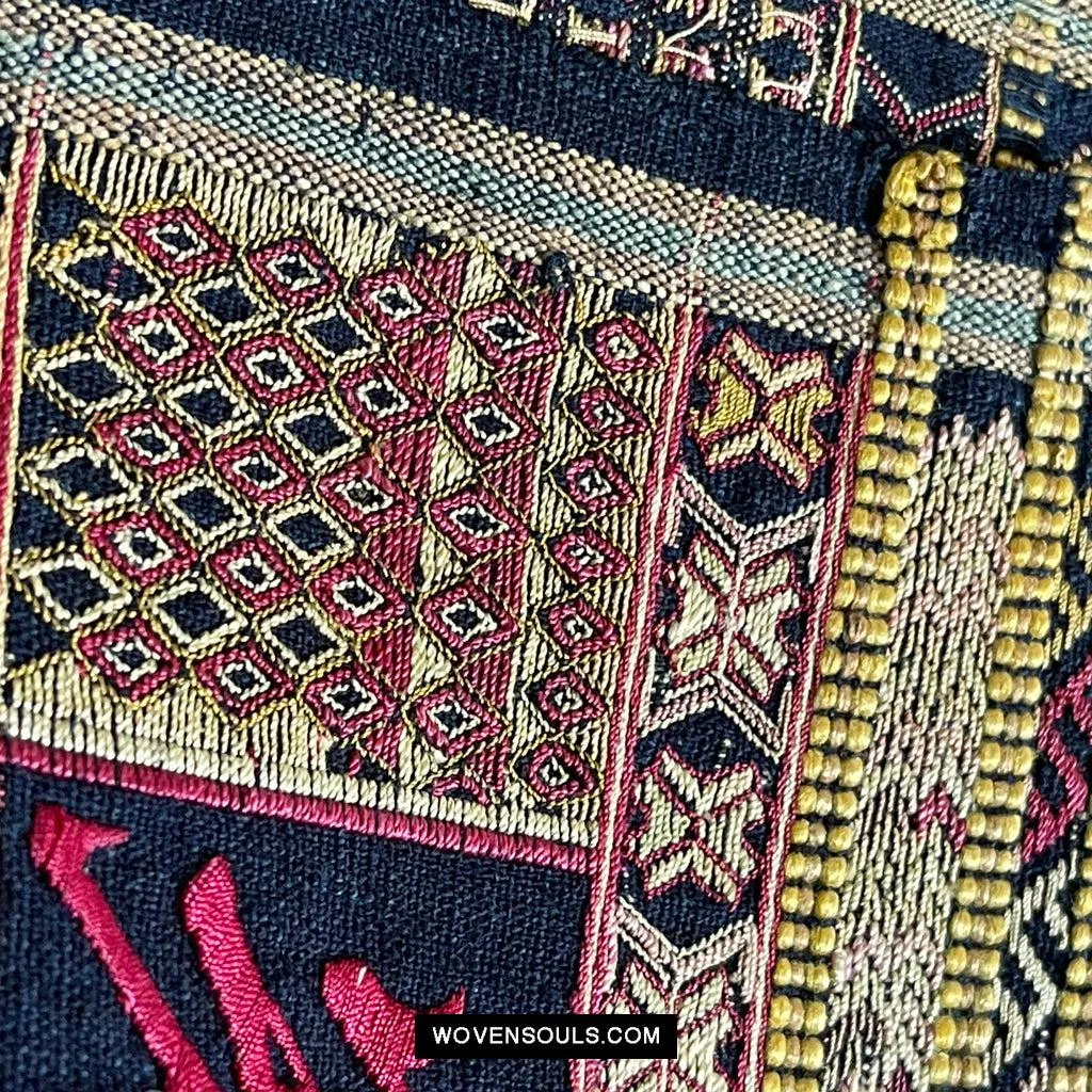 1612 Old Chinese Hainan  Ethnic Minority Textile