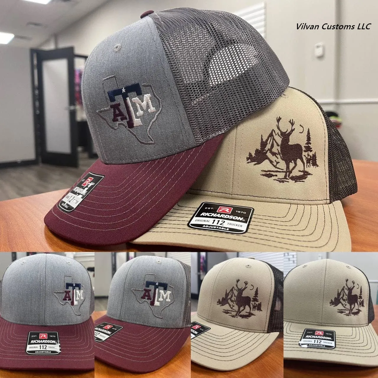 180 Flexfit Delta Seamless Hats, Custom Embroidery