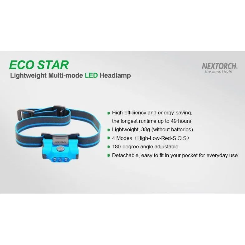 21186      ~ NEXTORCH HEADLAMP ECO STAR