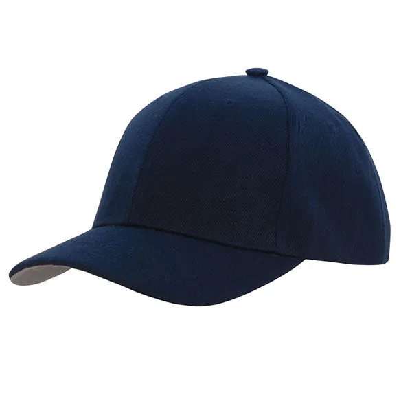 6 Panel American Twill Peak Cap