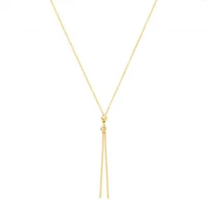 9ct Yellow Gold Drop Necklet NK374