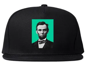 Abraham Lincoln Portrait Mens Snapback Hat