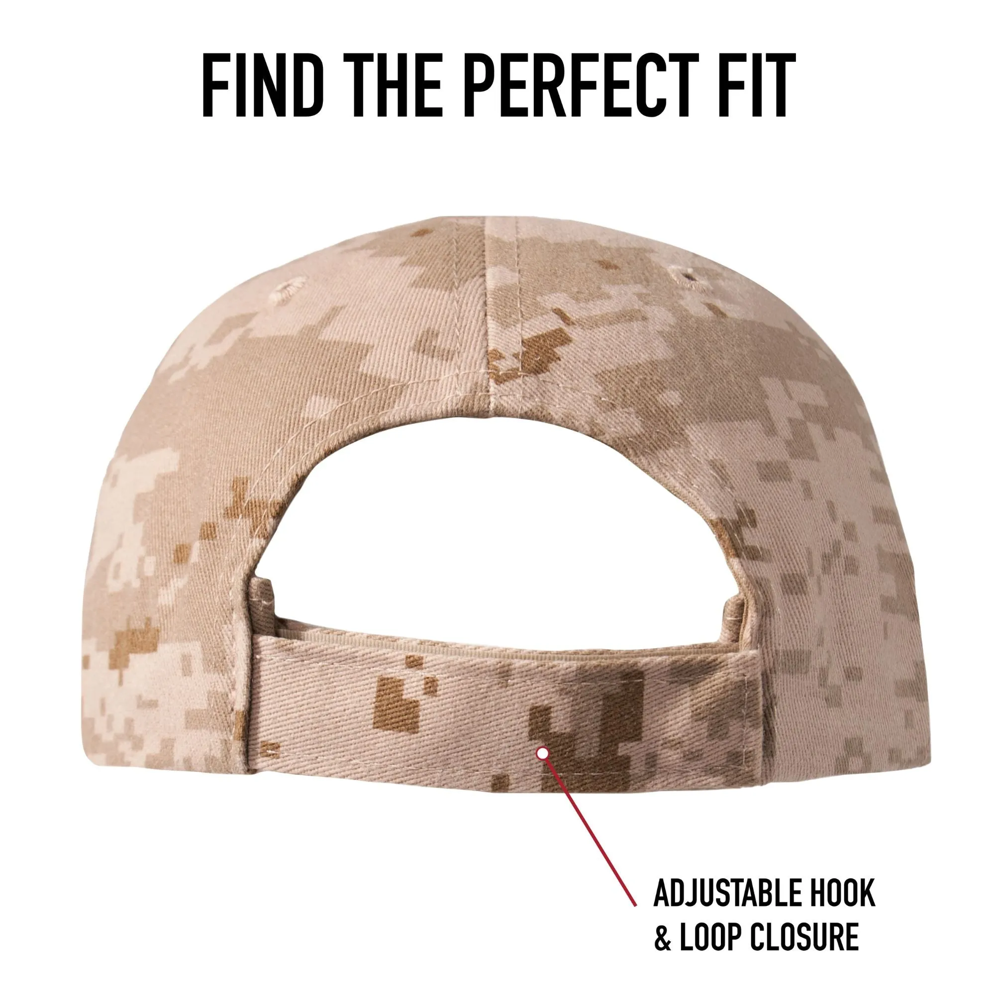 ACU Digital Camouflage - Military Low Profile Adjustable Baseball Cap