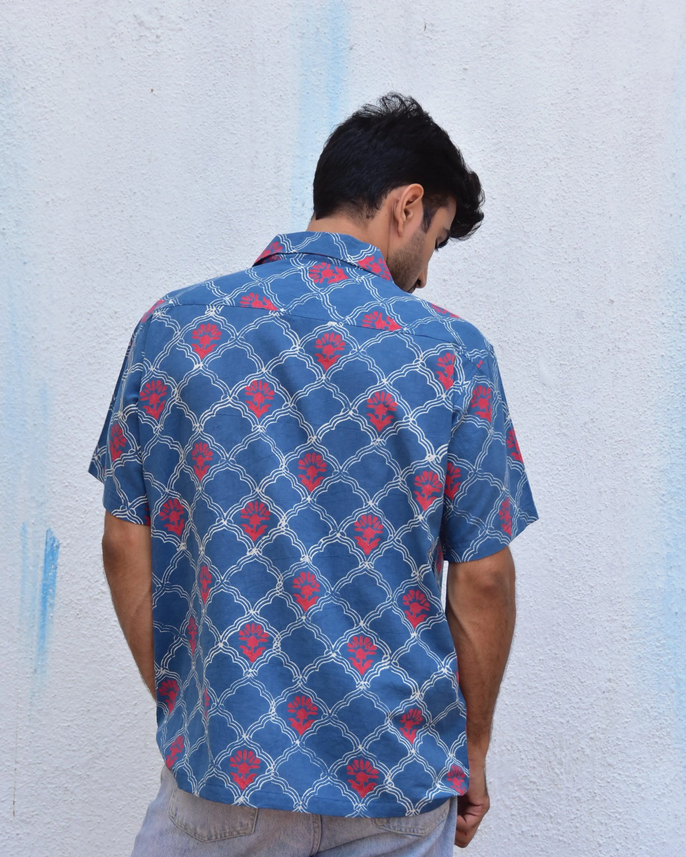 Artisanal Allure Handblockprinted Pure Cotton Shirt