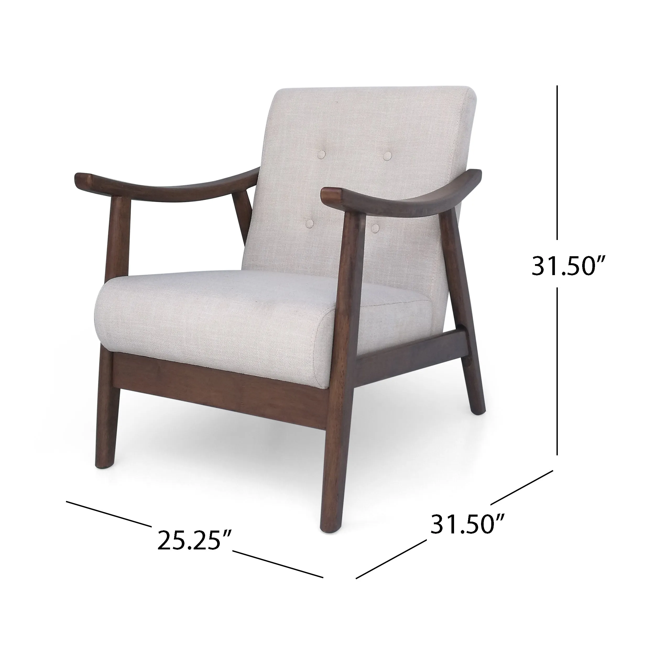 Aspire Mid-Century Modern Accent Chair