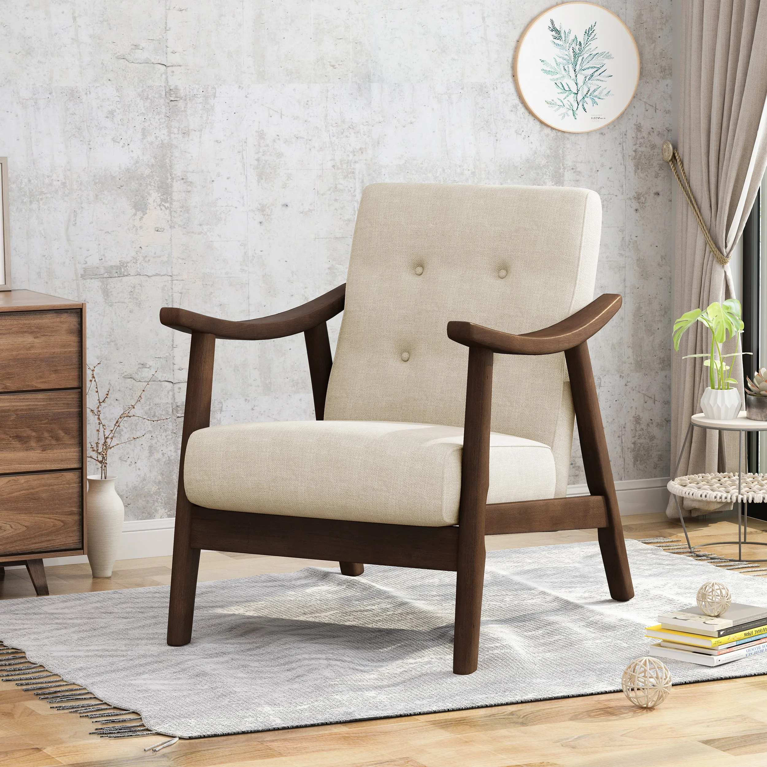 Aspire Mid-Century Modern Accent Chair