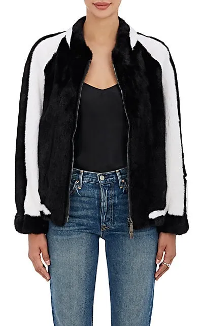 Baseball Mink Fur Jacket