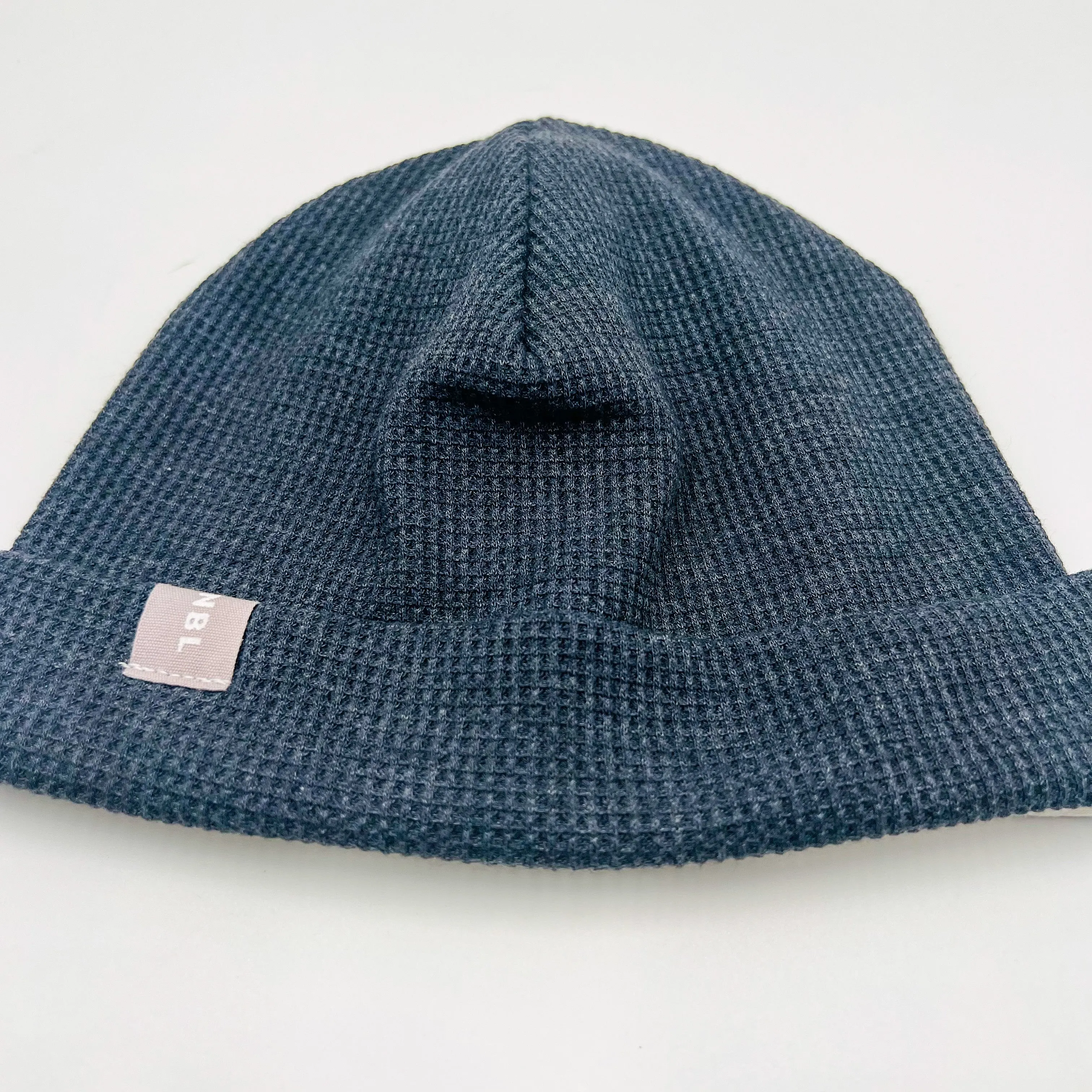 Beanie Hat (Dark Grey Waffle)