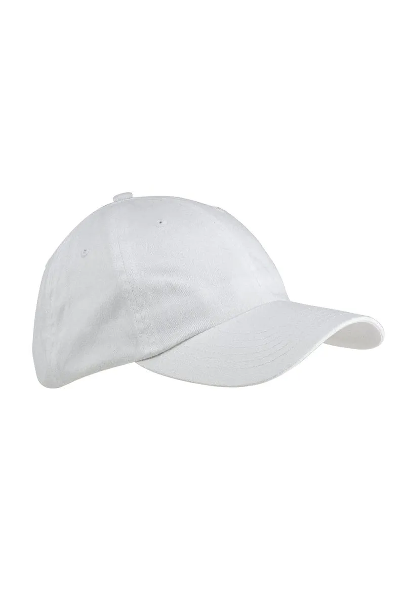 Big Accessories BX001Y: Youth 6-Panel Brushed Twill Unstructured Cap