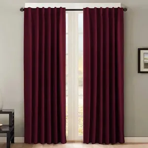 Blackout Room Darkening Tape 
Curtains-CA3