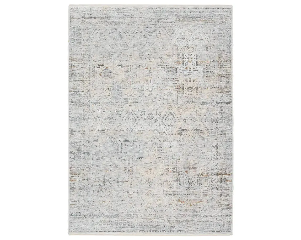 Branham BRA02 White/Ivory Rug