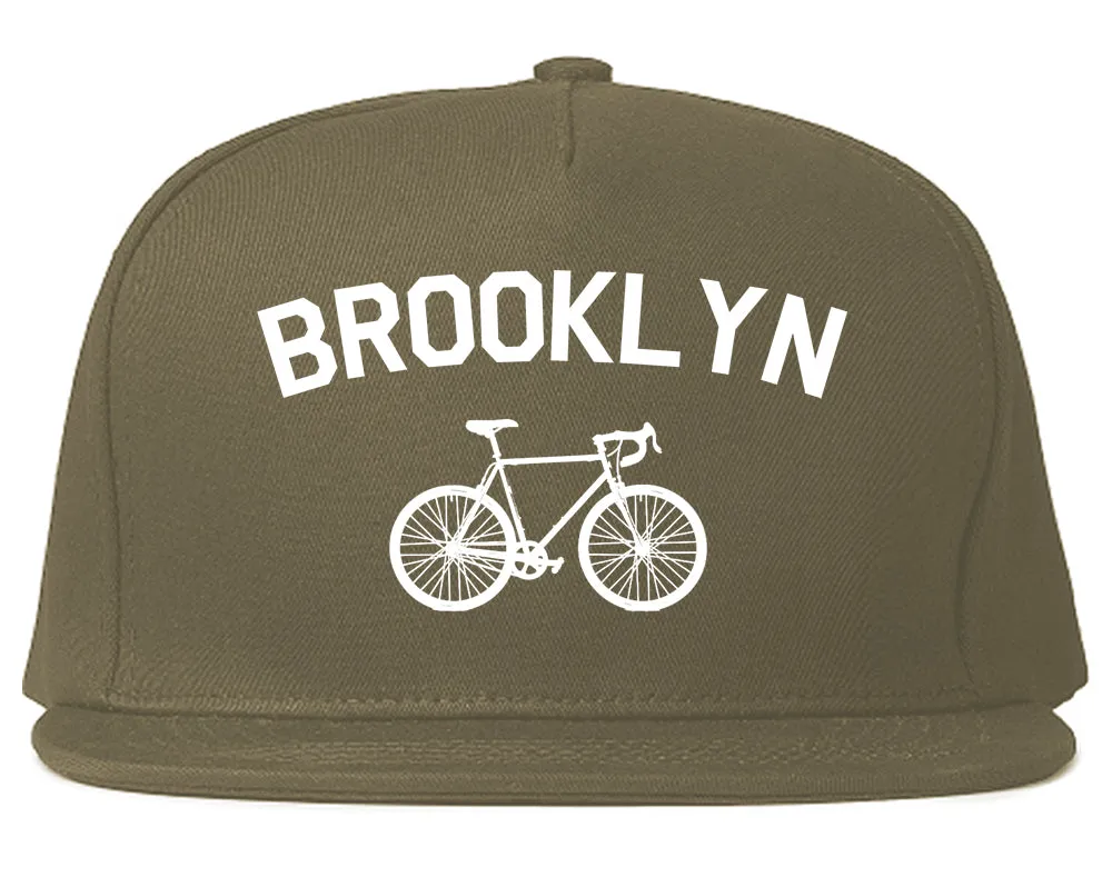 Brooklyn Vintage Bike Cycling Mens Snapback Hat