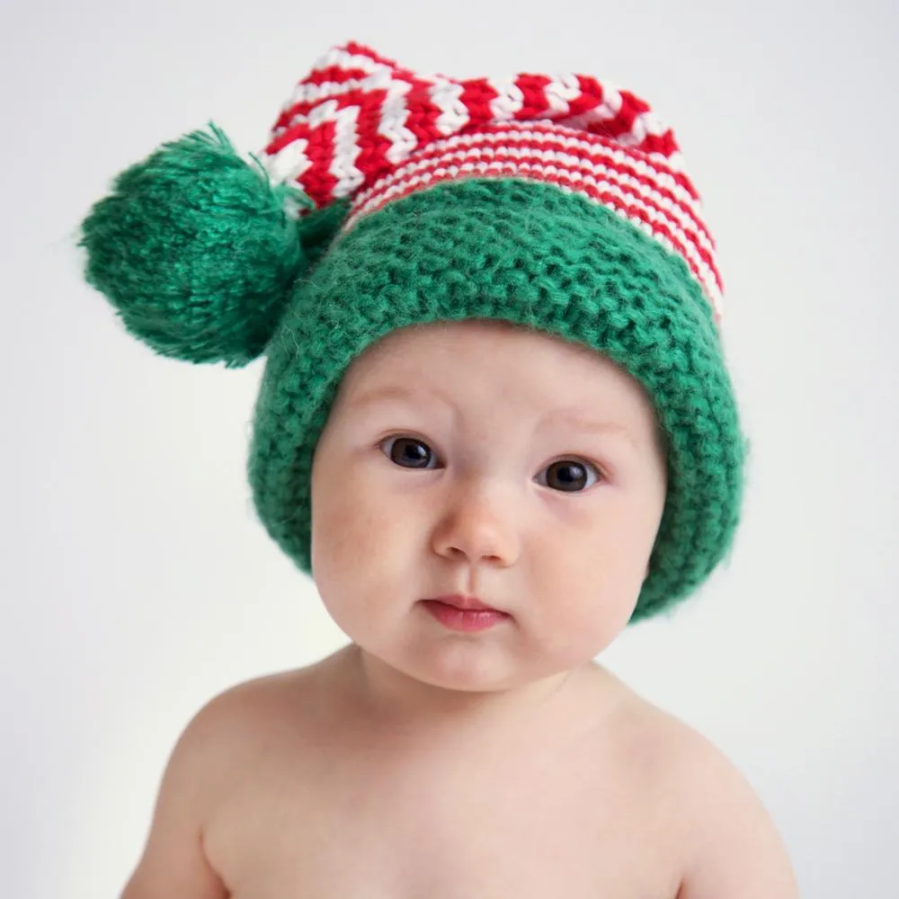 Candy Cane Stocking Hat