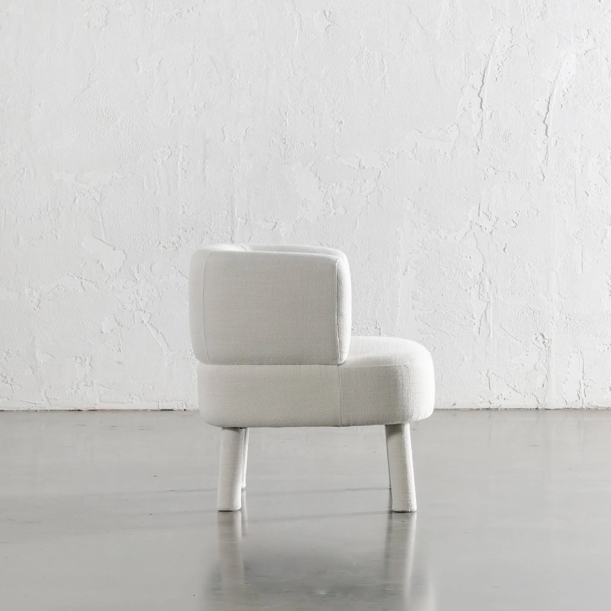 CARSON ATINA ROUNDED ARMCHAIR  |  SKIMMING STONE WEAVE