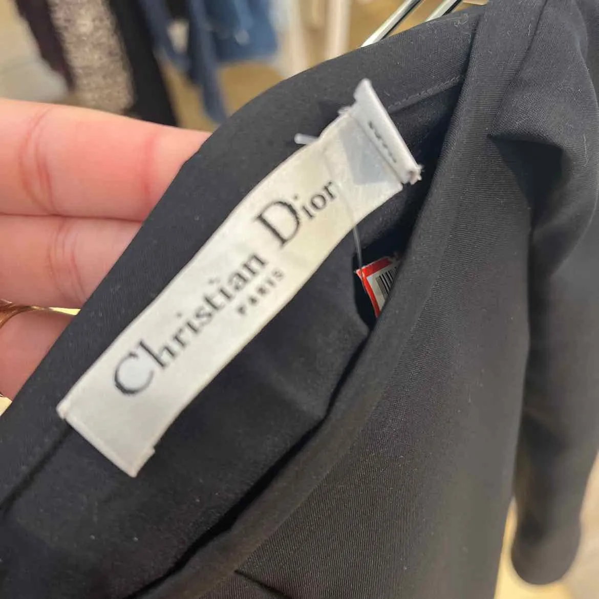 Christian Dior Black Size 6 Skirt