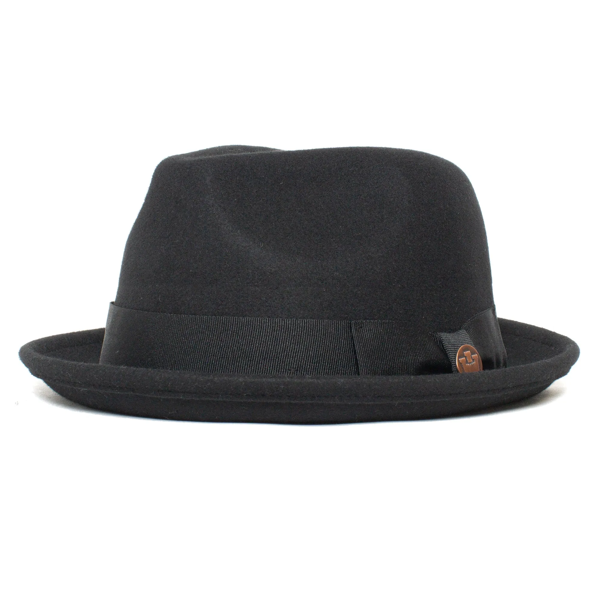 Classic Pork Pie Fedora Hat-Navy