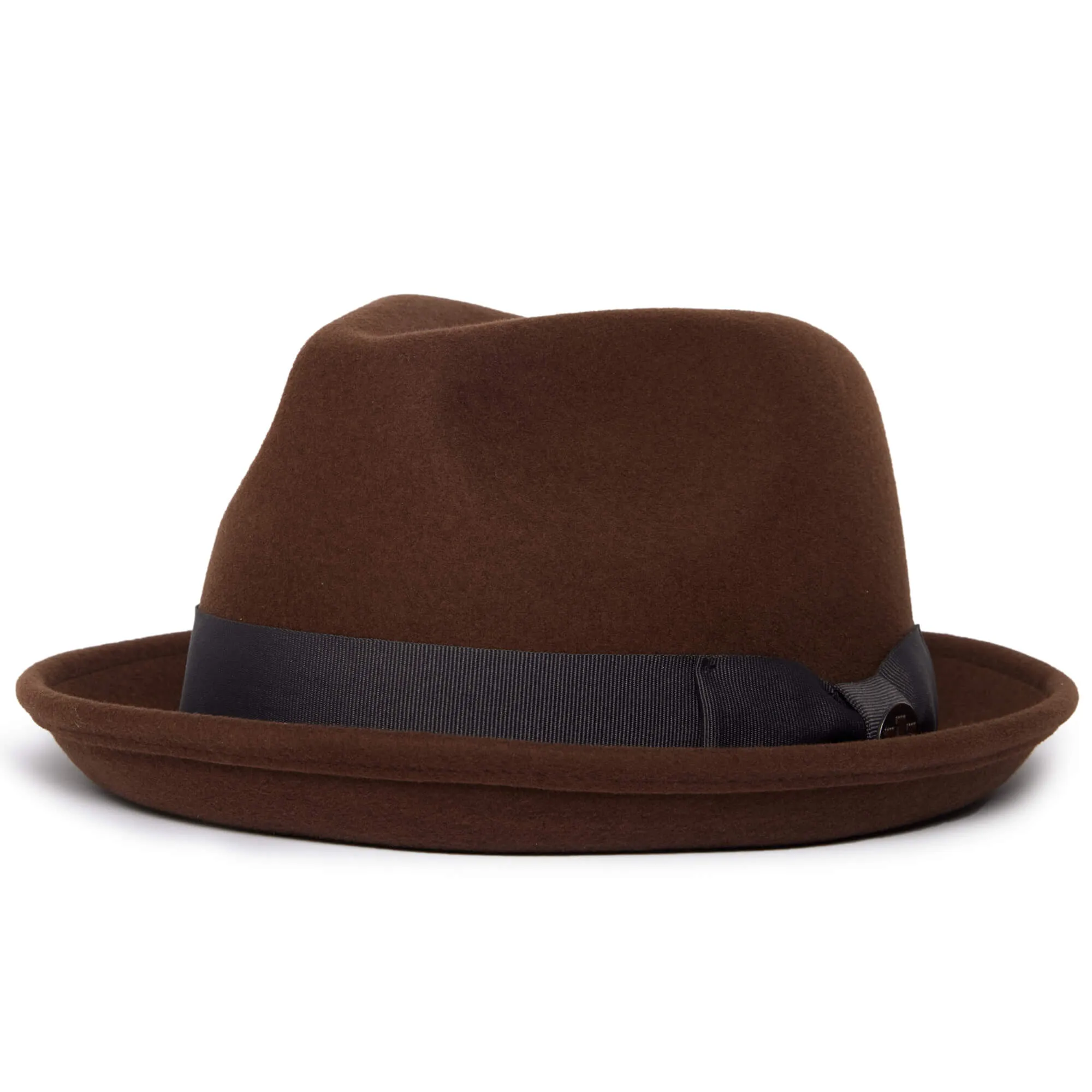 Classic Pork Pie Fedora Hat-Navy