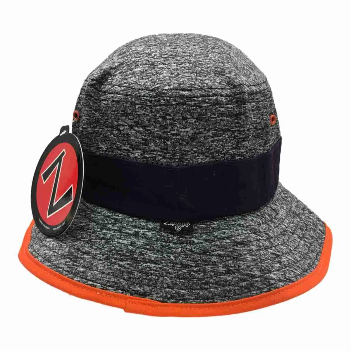 Clemson Tigers Zephyr Gray & Purple Bucket Hat Cap with Adjustable Strap (S/M)