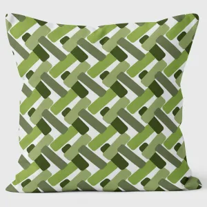 Crosses Green - Abstract Cushion