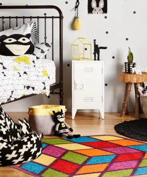 Cube Children's Rug - 3D Kids