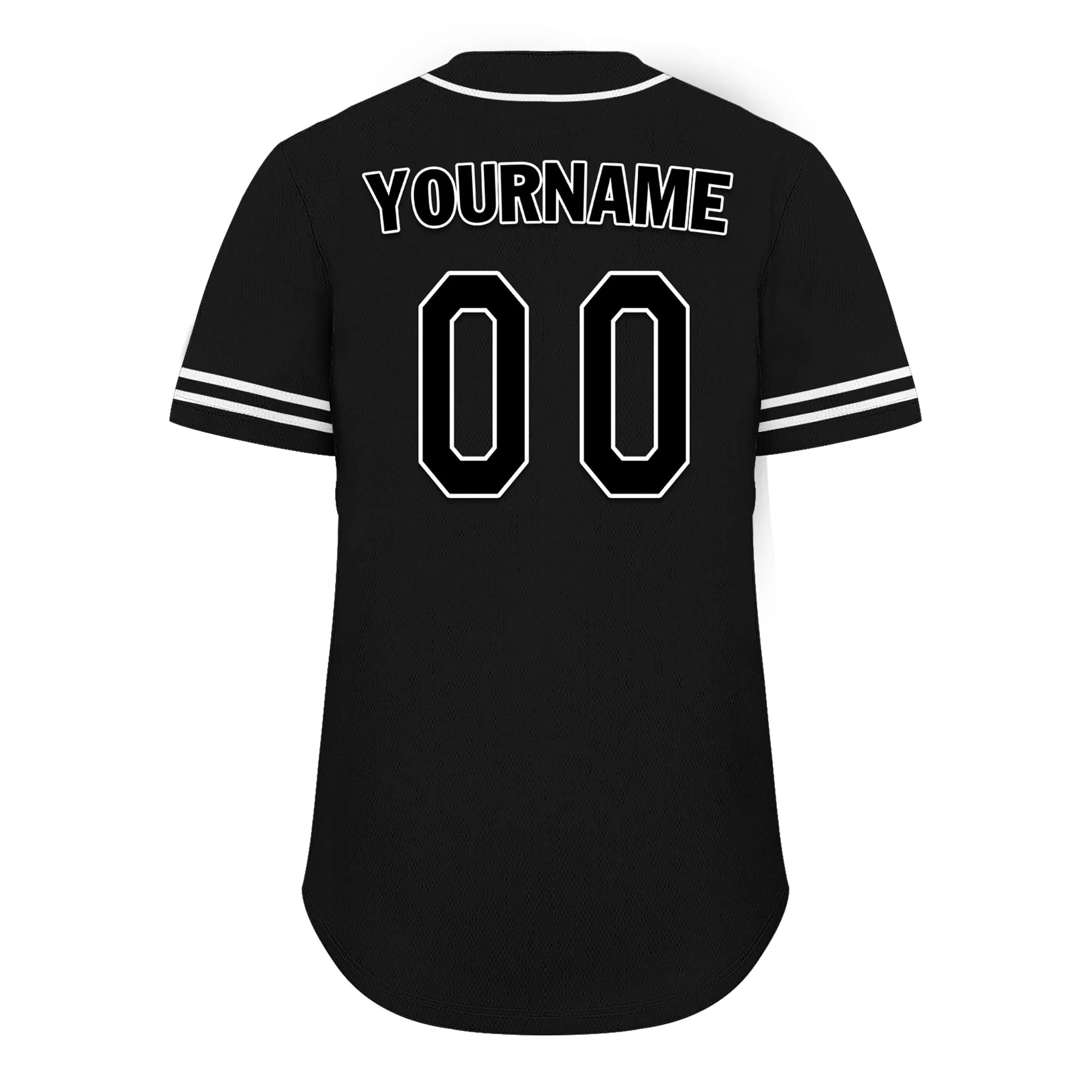 Custom Black Classic Style Black Personalized Authentic Baseball Jersey UN002-bd0b00d8-c0