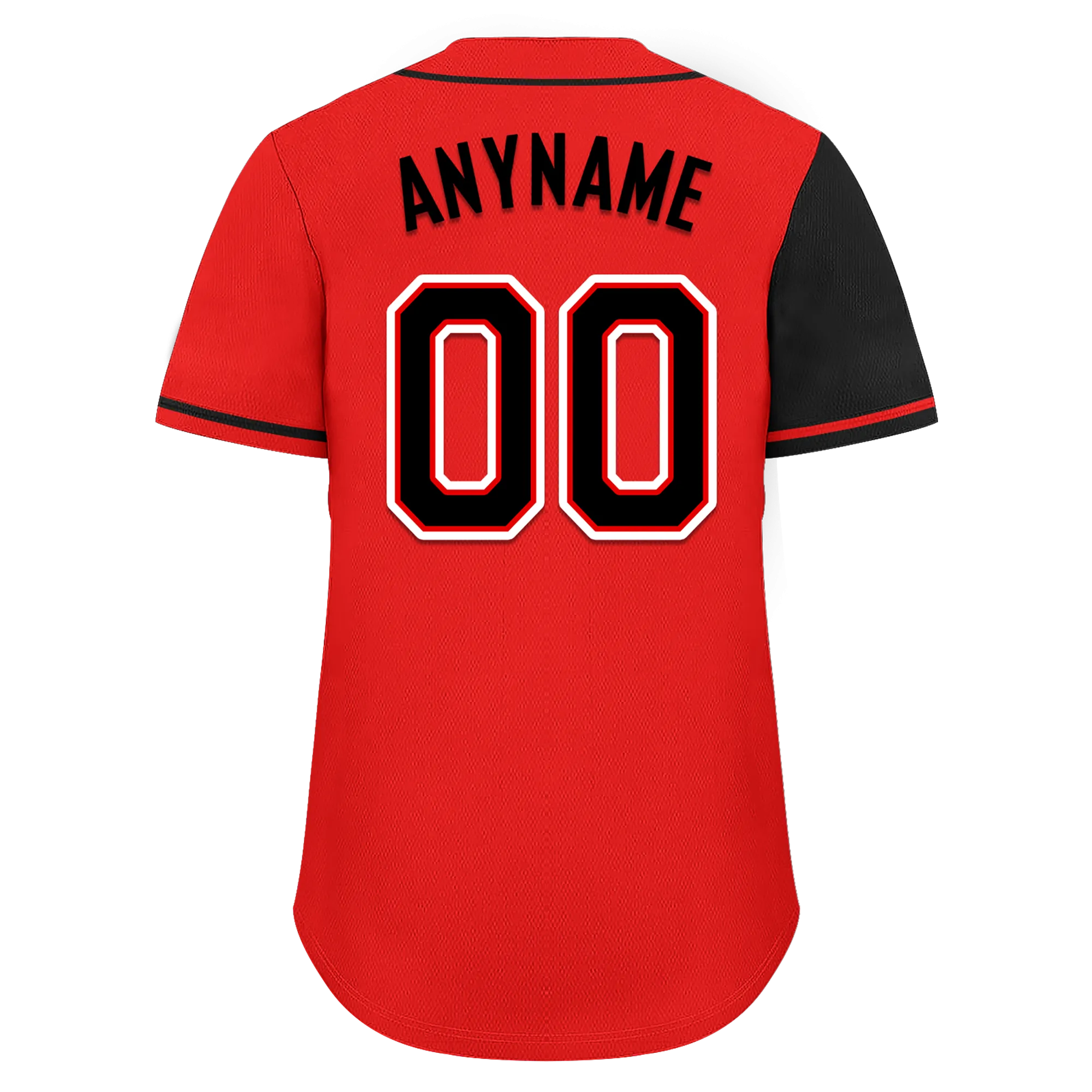 Custom Black Red Skull Fashion Personalized Authentic Baseball Jersey BSBJ01-D017159