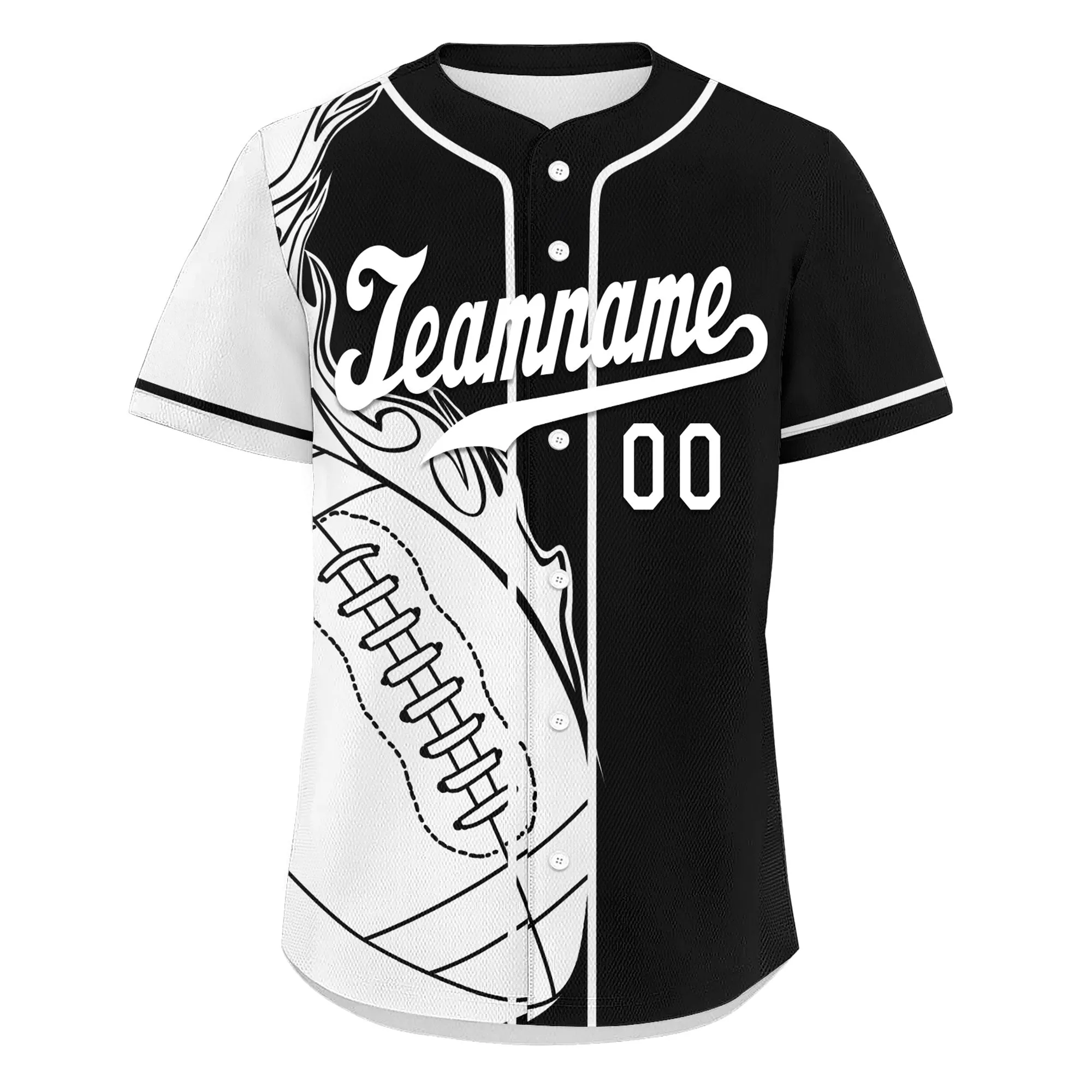 Custom Black White Classic Style Personalized Authentic Baseball Jersey UN002-D0b0a00-a9