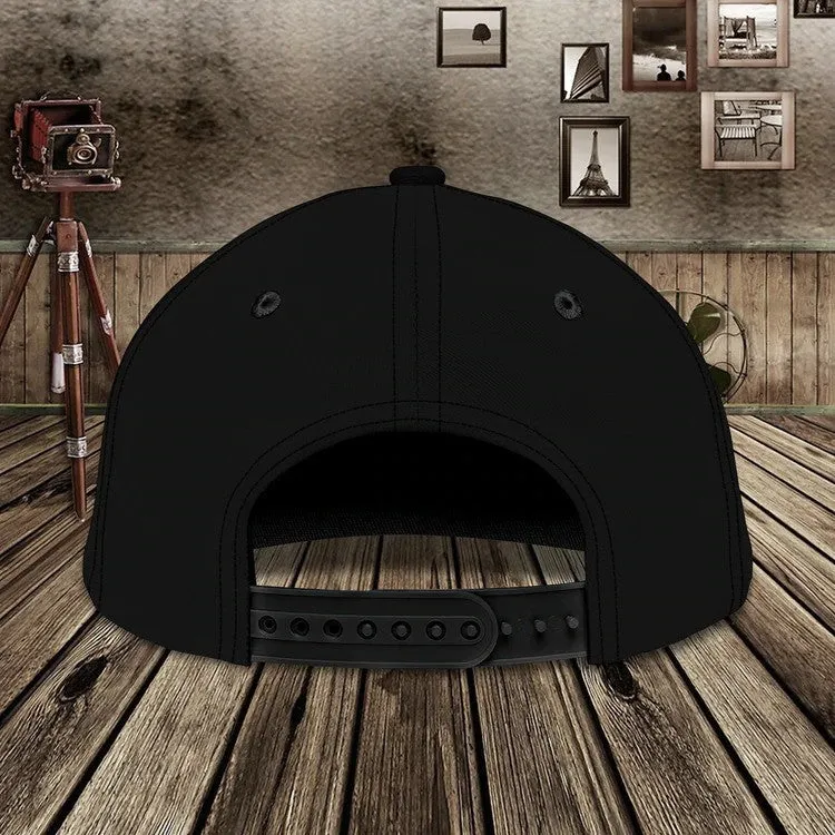 Custom Camera Cap for Photographer, Leather Pattern 3D Camera Hat for Him