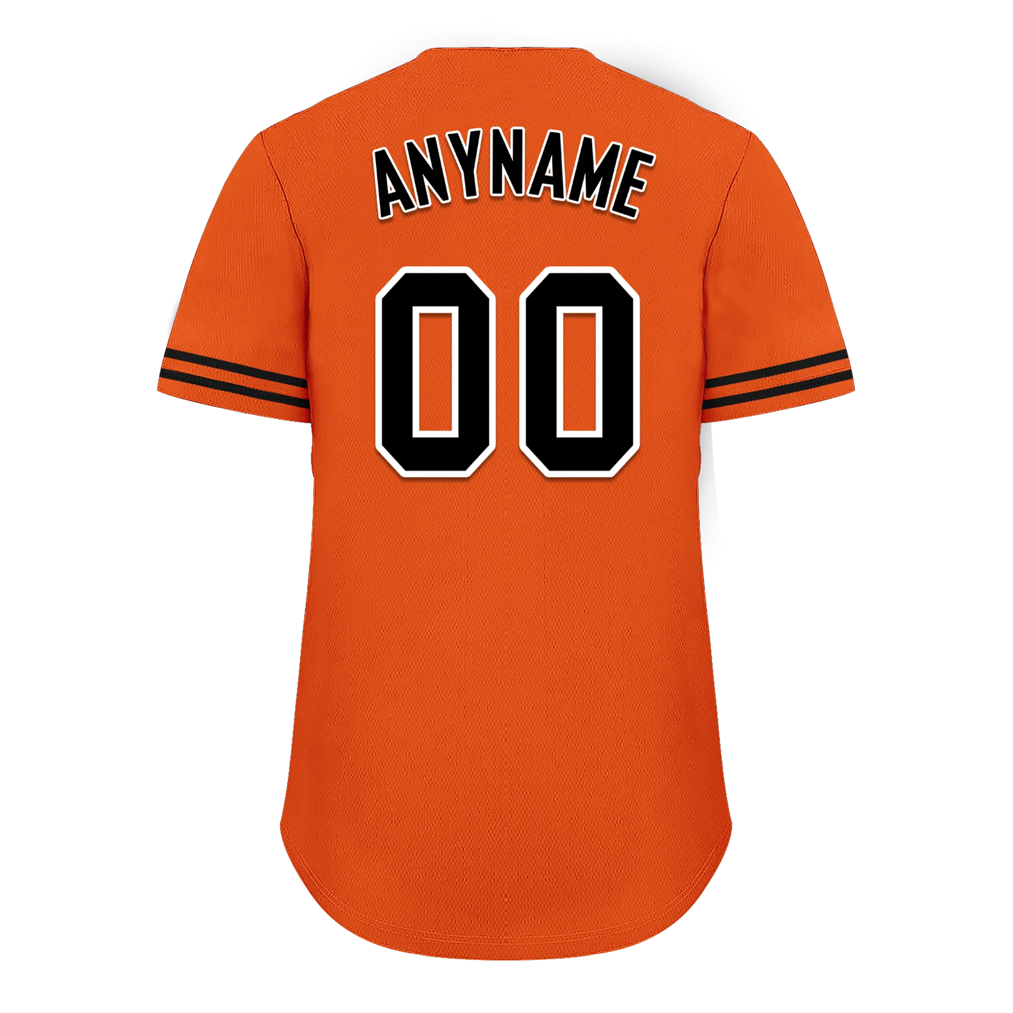 Custom Orange Black Classic Style Black Personalized Authentic Baseball Jersey BSBJ01-bd0fa0a