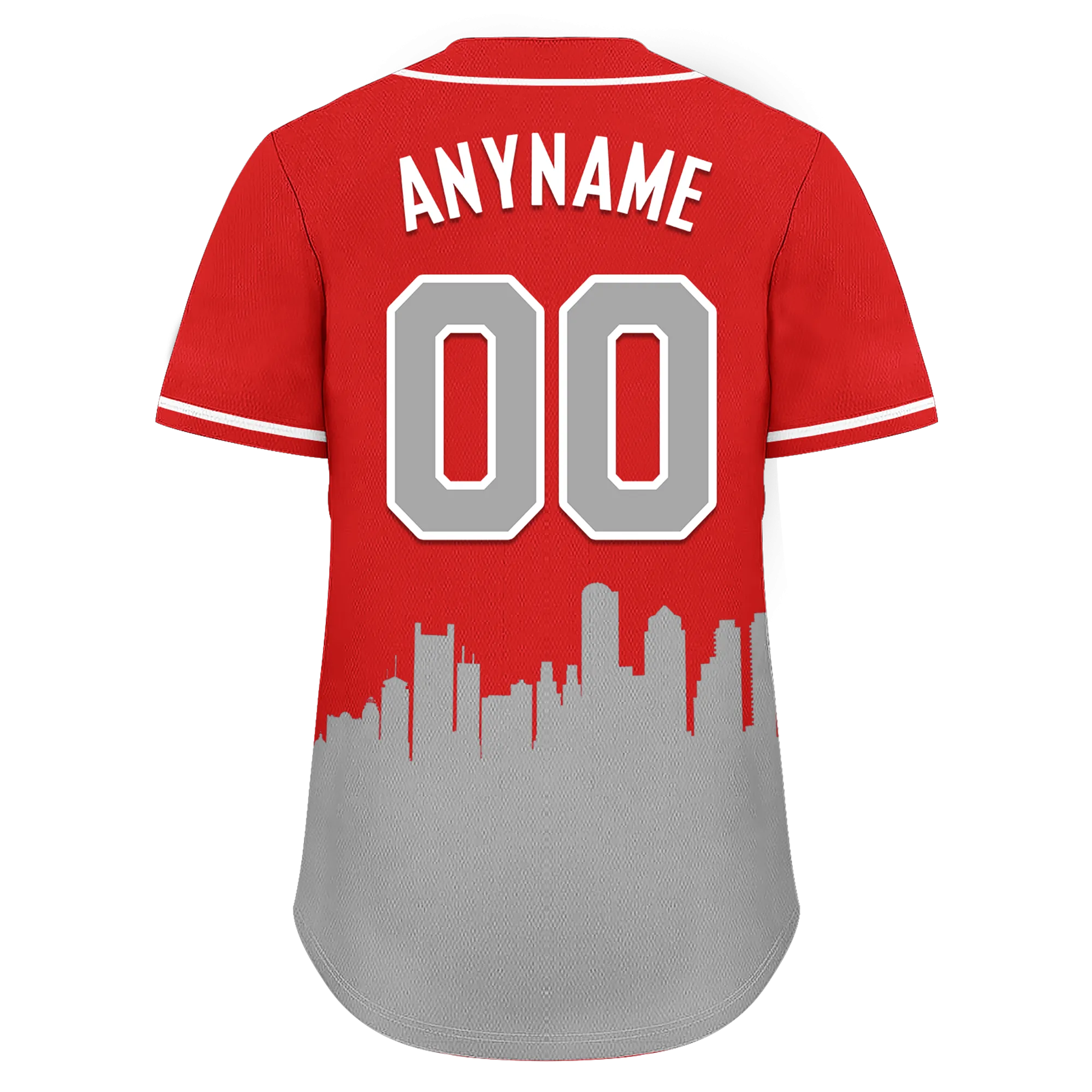 Custom Red Gray City Edition Personalized Authentic Baseball Jersey BSBJ01-D017122