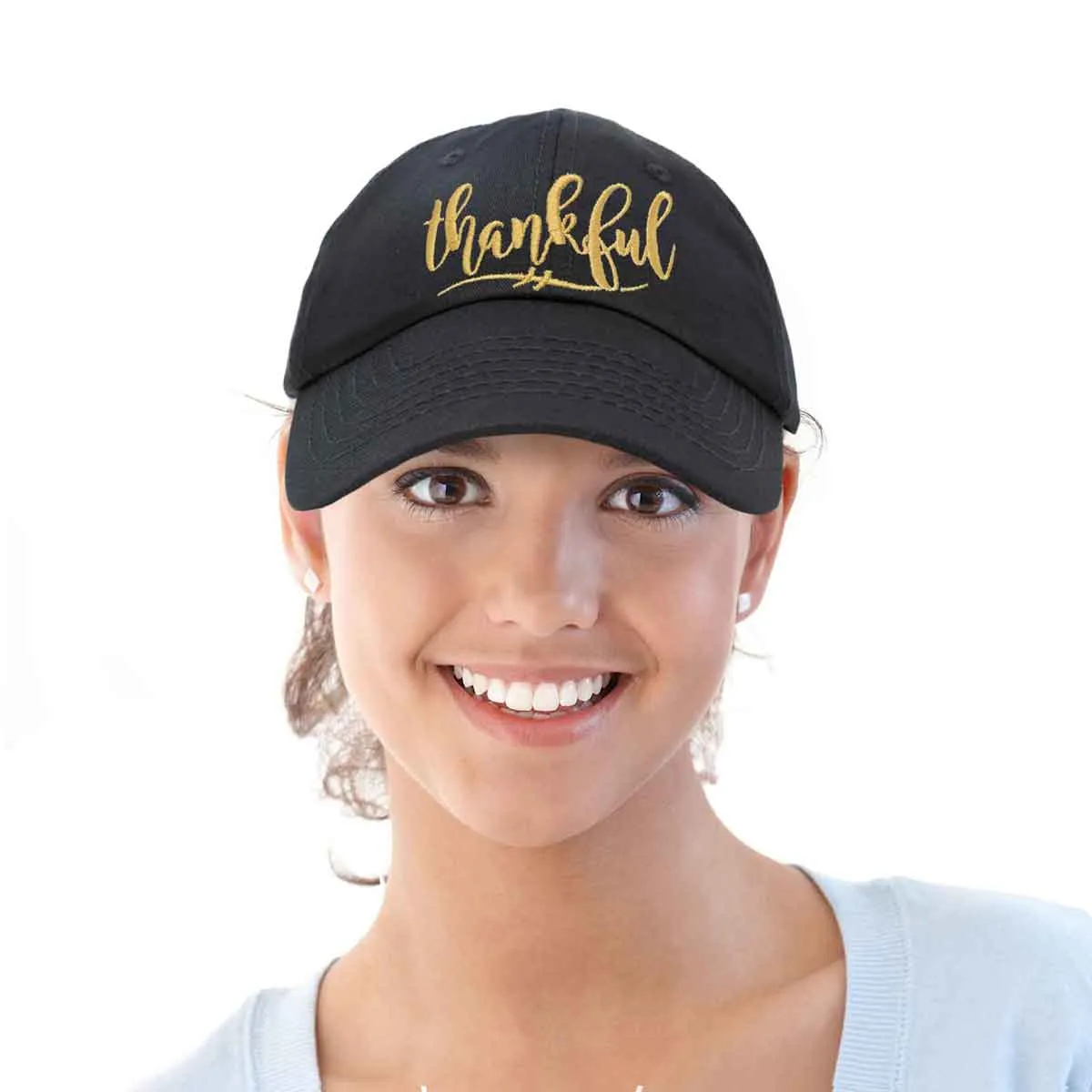 Dalix Thankful Hat Womens Baseball Cap