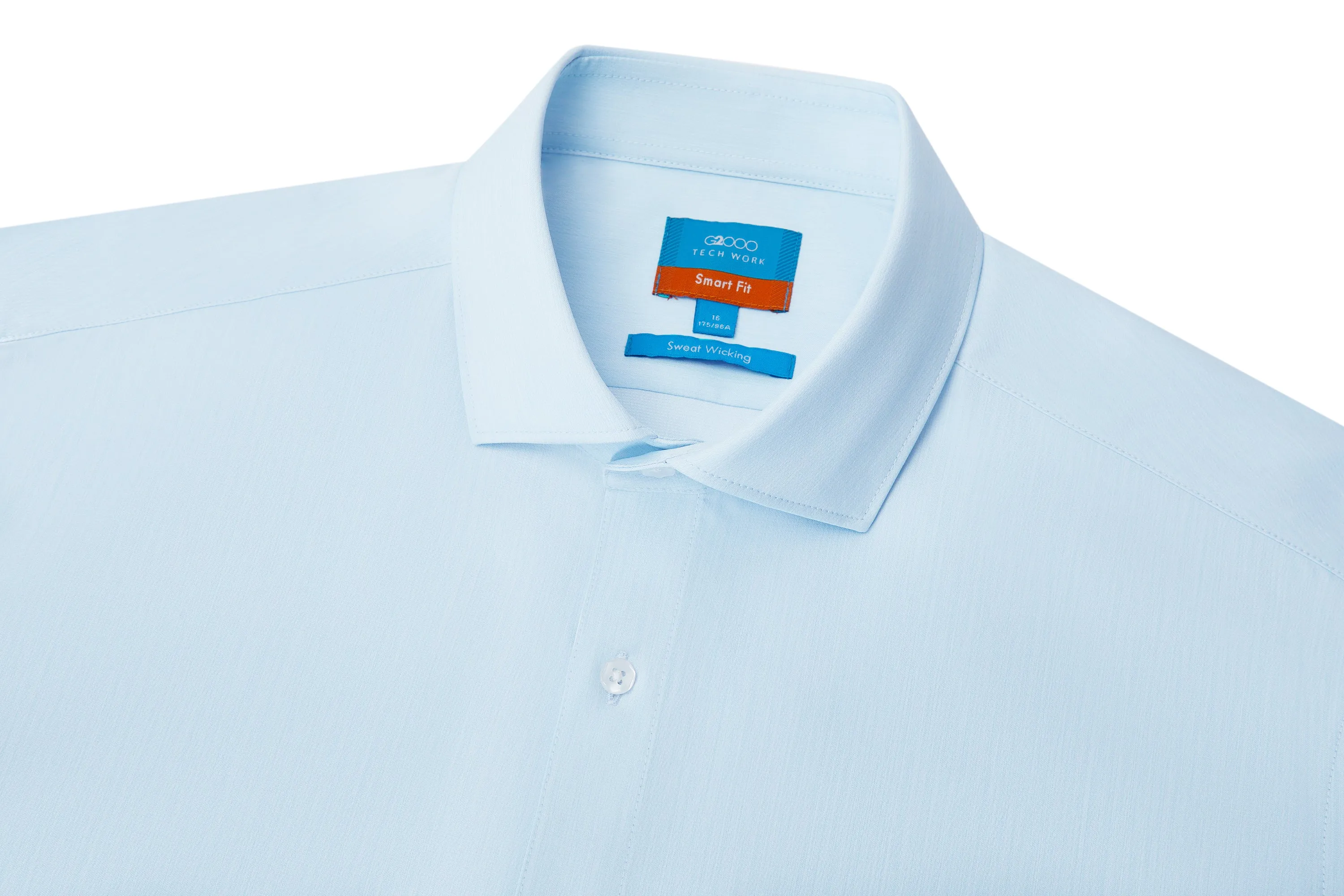 Dry Sweat-Wicking  Polyester Poplin 
Dress Shirt