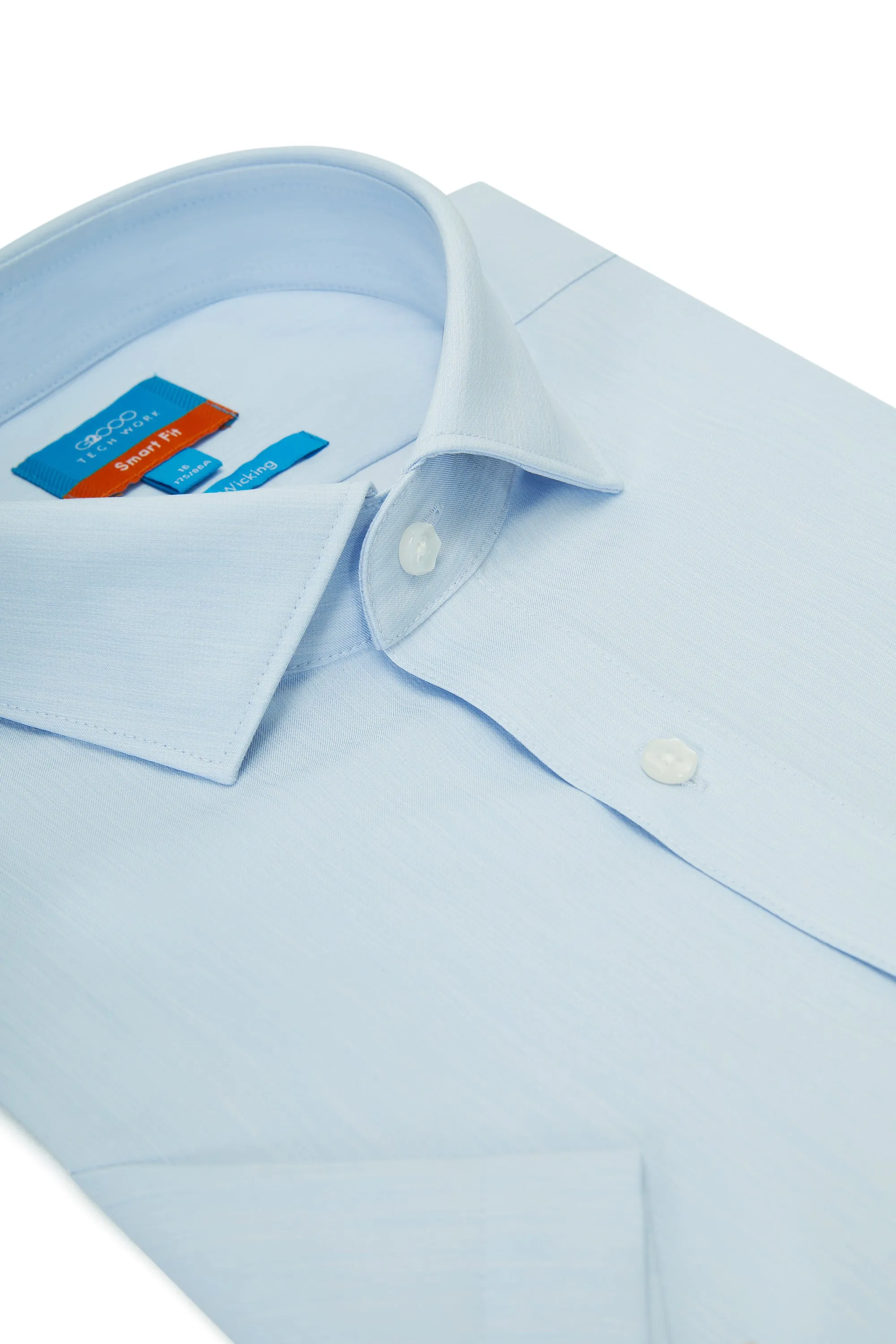 Dry Sweat-Wicking  Polyester Poplin 
Dress Shirt