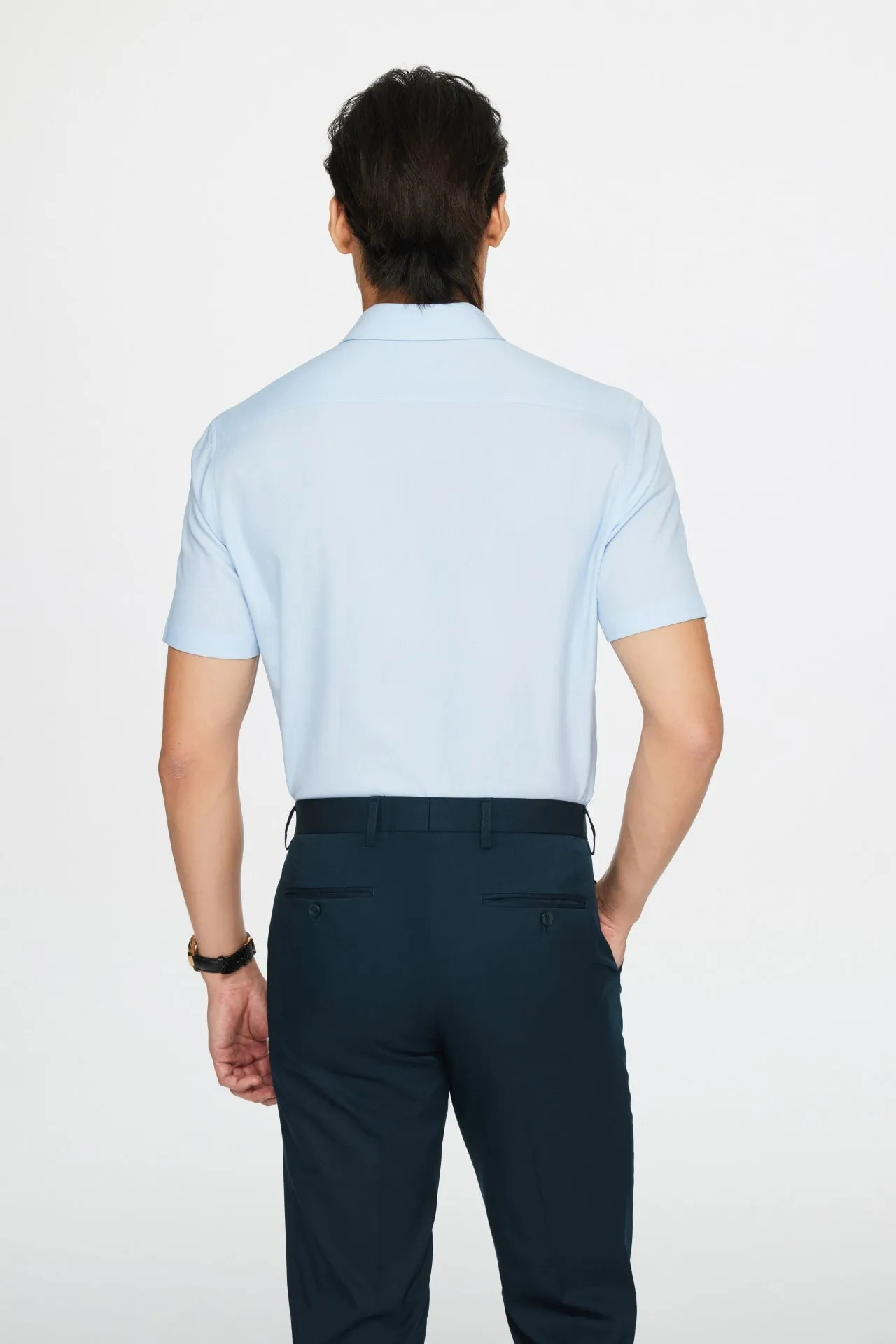 Dry Sweat-Wicking  Polyester Poplin 
Dress Shirt