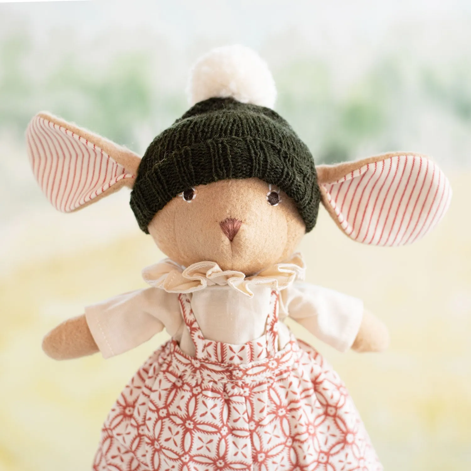 Evergreen Knit Hat for Dolls