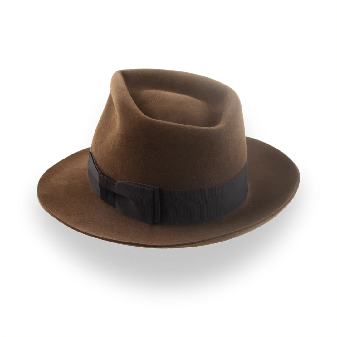 Exclusive Teardrop Crown Fedora for Men | The Capitol