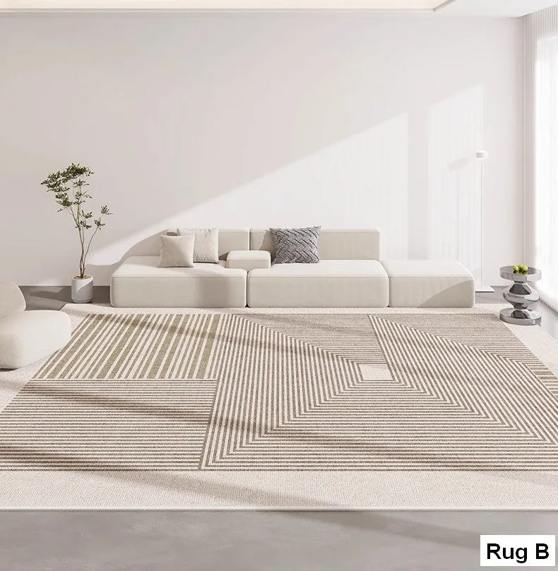 Extra Large Modern Rugs for Bedroom, Abstract Contemporary Modern Rugs for Living Room, Geometric Modern Rug Placement Ideas for Dining Room