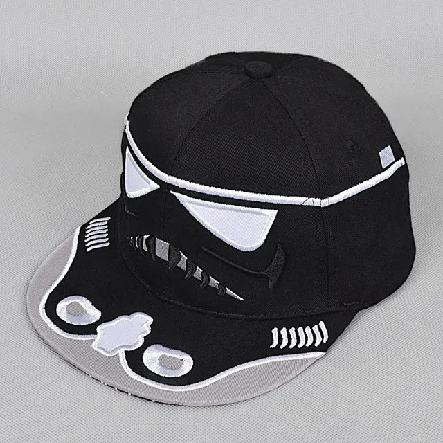 Fashion  Brand Star Wars Snapback Caps Cool Strapback Letter Baseball Cap Bboy Hip-hop Hats For Men Women fitted hats