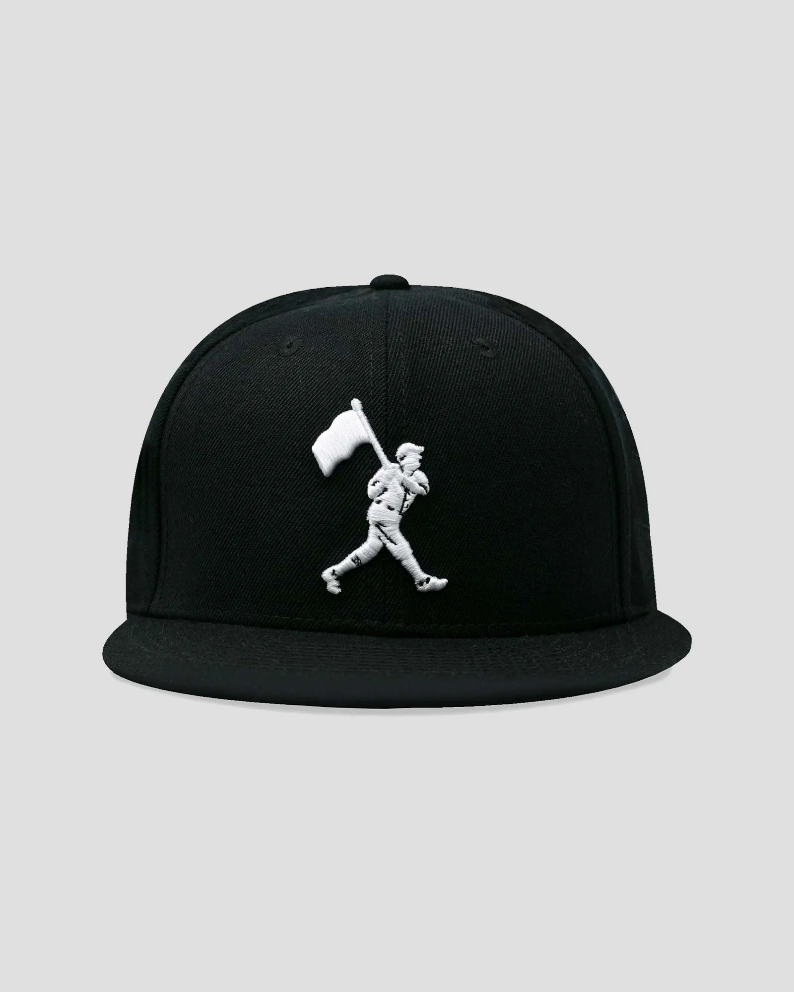 Flag Man Cap - Black and White