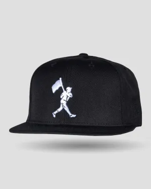 Flag Man Cap - Black and White