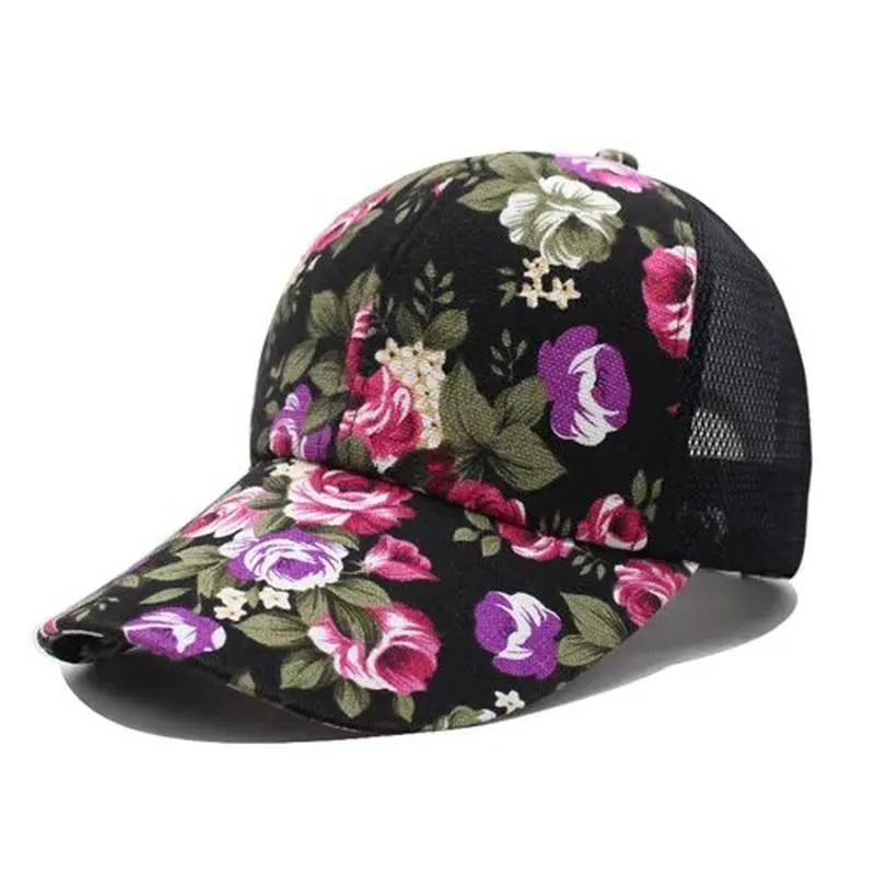 Floral Baseball Hat