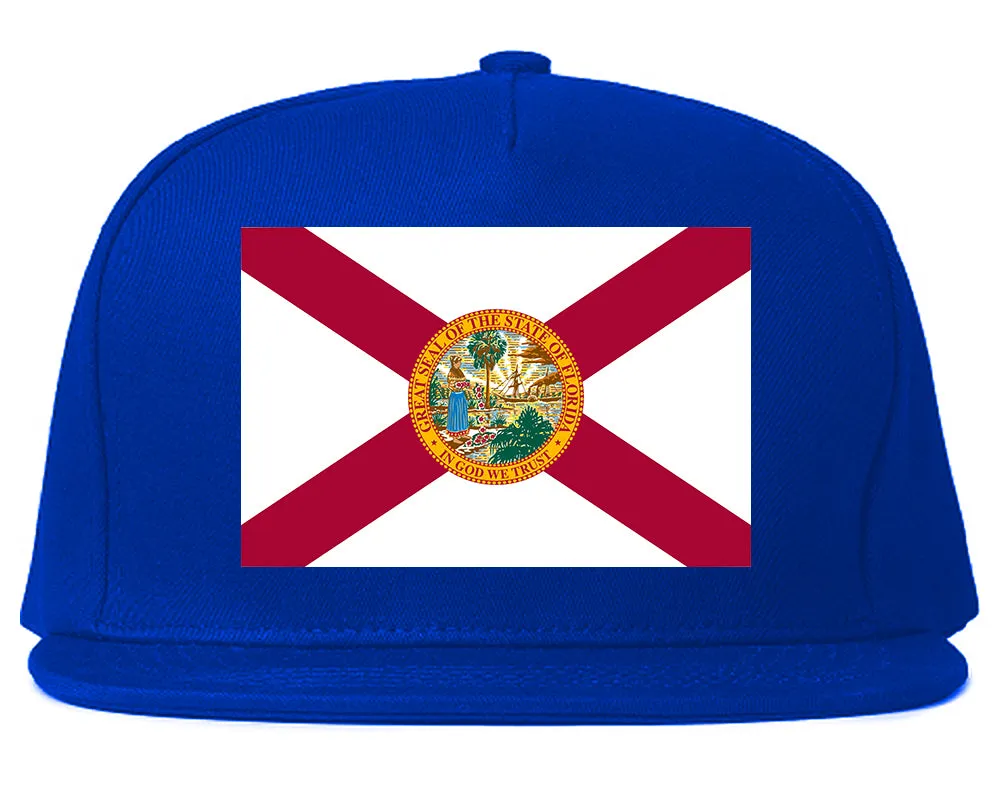 Florida State Flag FL Chest Mens Snapback Hat