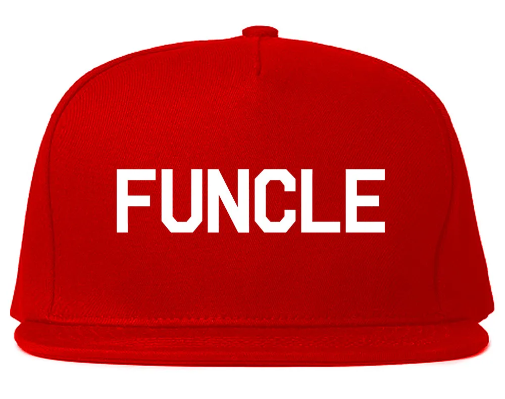 Funcle Fun Funny Uncle Mens Snapback Hat