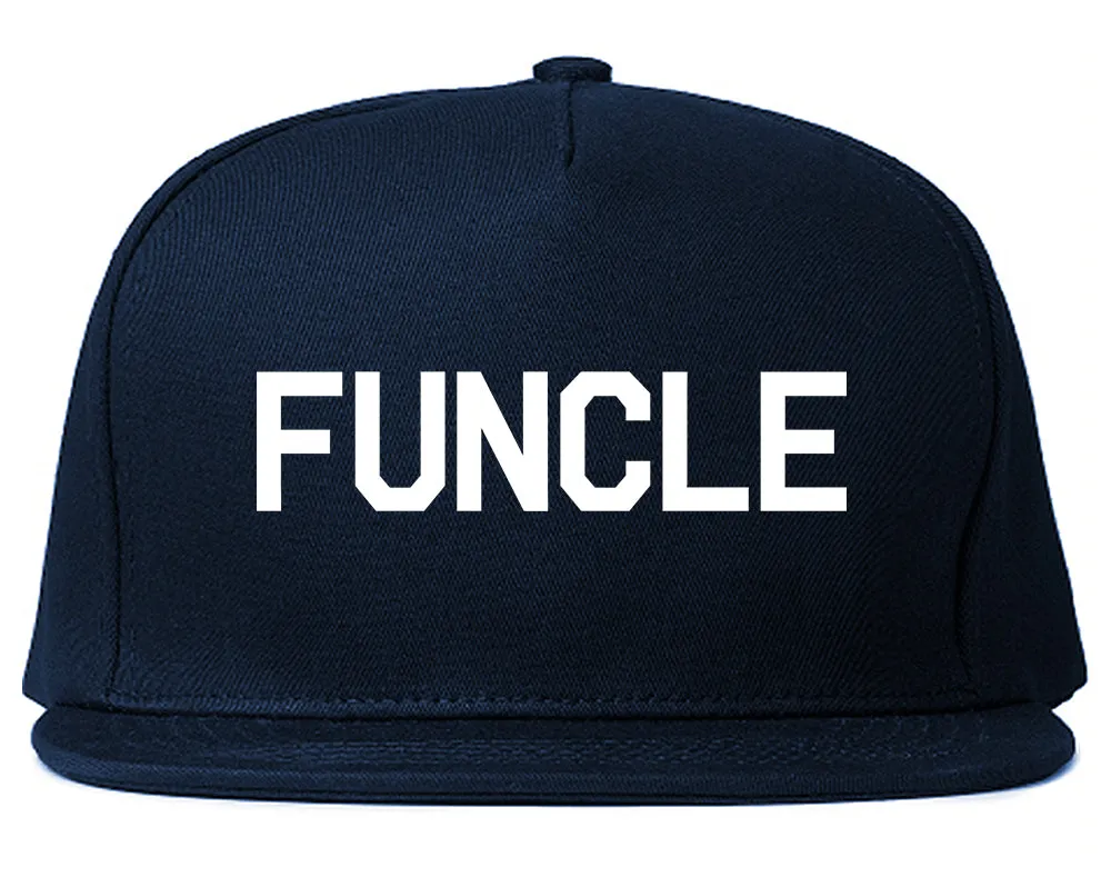 Funcle Fun Funny Uncle Mens Snapback Hat