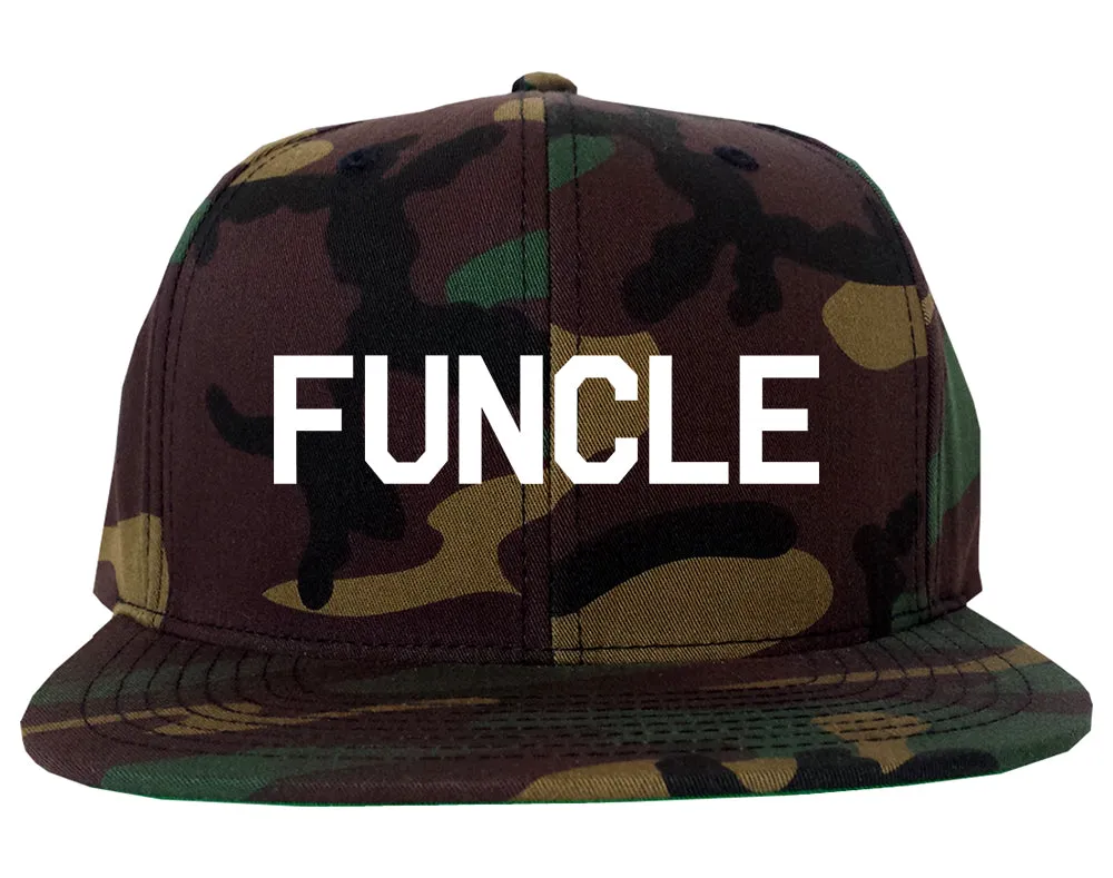 Funcle Fun Funny Uncle Mens Snapback Hat